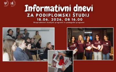 Informativni dan za podiplomski študij 2026