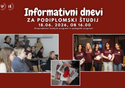Informativni dan za podiplomski študij 2026