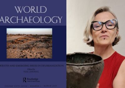 Martina Blečić Kavur avtorica članka Stone panopticum: Rethinking on the monumental stone sculpture of the Iron Age Histri objavljenega v reviji World Archaeology