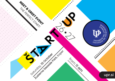 ŠtartUP – a social event for all UP students at the start of the academic year
