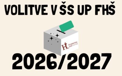 Objavljamo razpis za volitve v Študentski svet UP FHŠ 2026/2027