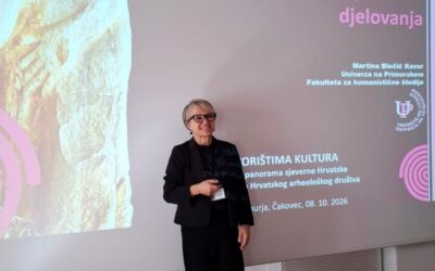 Izr. prof. dr. Martina Blečić Kavur je sodelovala na mednarodnem znanstvenem posvetu Hrvaškega arheološkega društva v Čakovcu