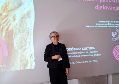 Izr. prof. dr. Martina Blečić Kavur je sodelovala na mednarodnem znanstvenem posvetu Hrvaškega arheološkega društva v Čakovcu